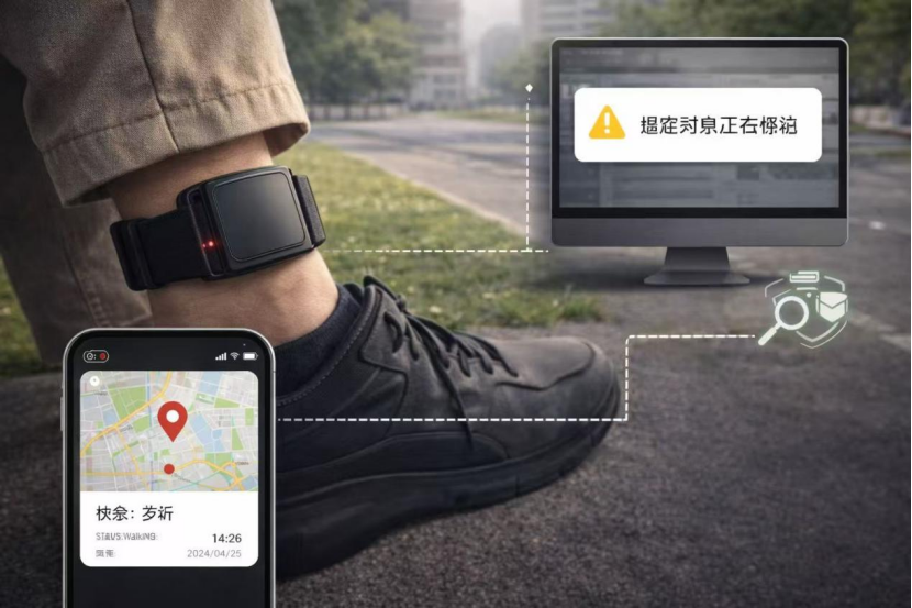 Ankle bracelet monitoring